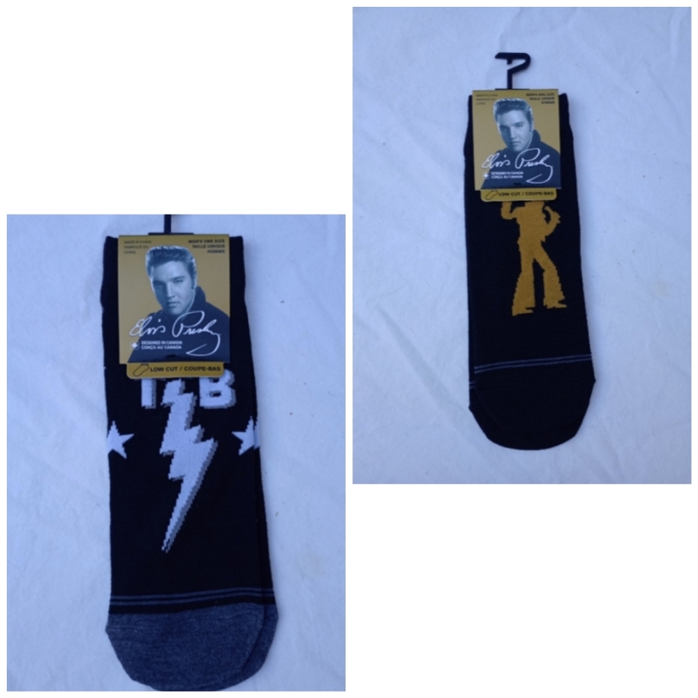 Elvis Presley Black Casual Socks King Of Rock And Roll Everyday Gift Birthday